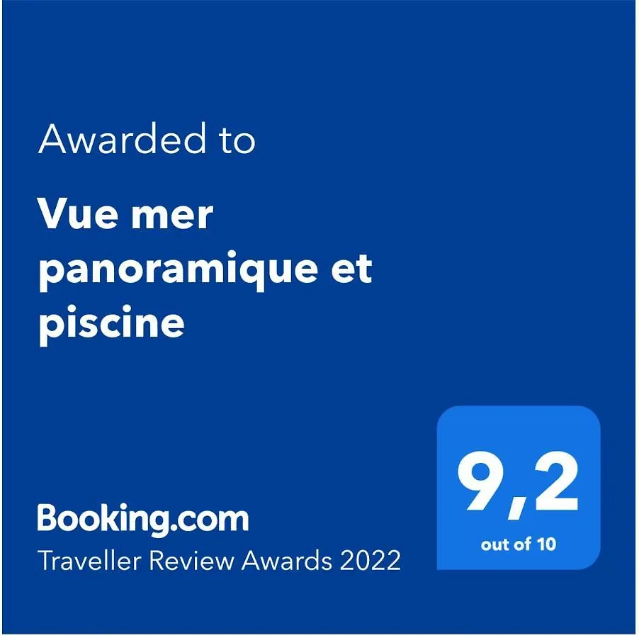 Vue Mer Panoramique Et Piscine バンドール アパート
